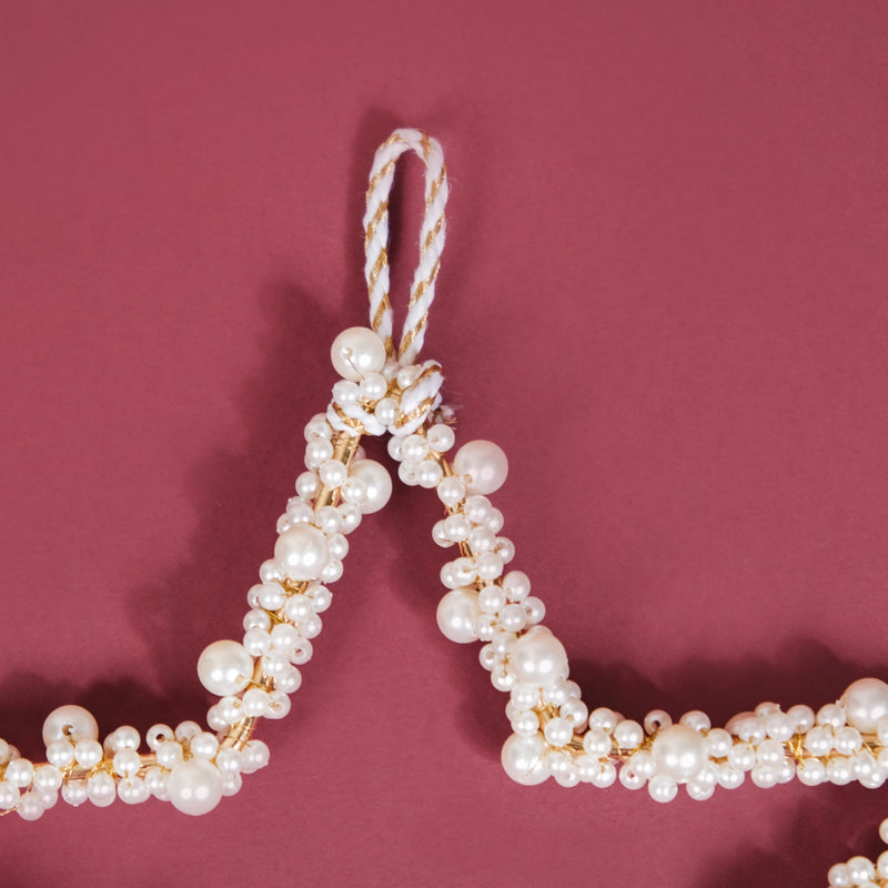 Star Shape Metal Frame Christmas Wreath 8 Inch