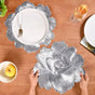 Sterling Silhouette Floral Mat Set Of 6