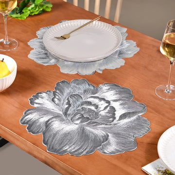 Sterling Silhouette Floral Mat Set Of 6