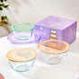 Set Of 4 Food Storage Containers With Nested Design