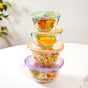 Set Of 4 Food Storage Containers With Nested Design