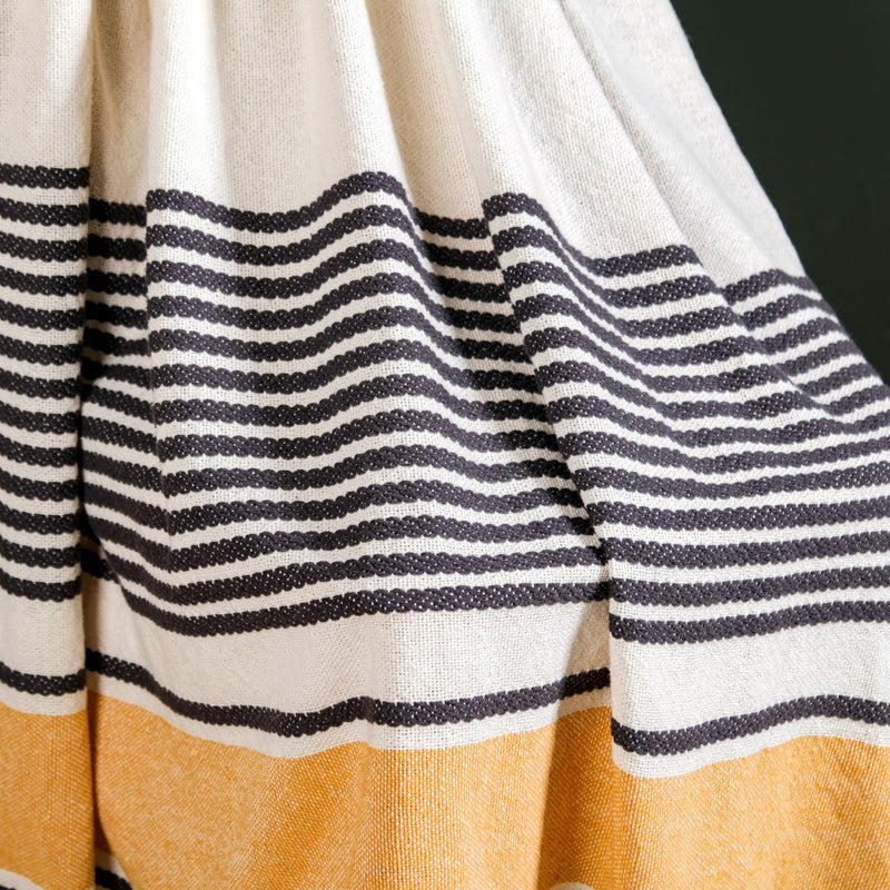 Stripe Story Pure Cotton Throw