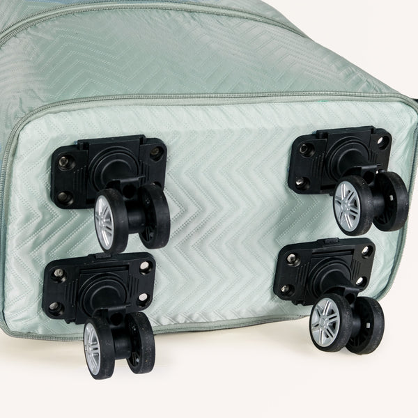 Movo Double Expandable Travel Bag With Detachable Wheels