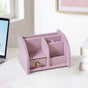 Desk Organiser With Drawer Soft Lavender