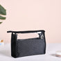 Stylish Black Travel And Makeup Pouch Set Of 2