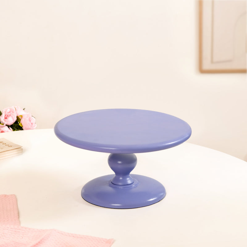 Sugar Pop Cake Stand Set Of 2 In Purple And Baby Blue