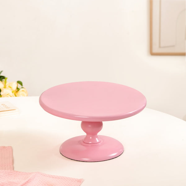 Sugar Pop Round Cake Stand Set Of 2 Pink And Yellow