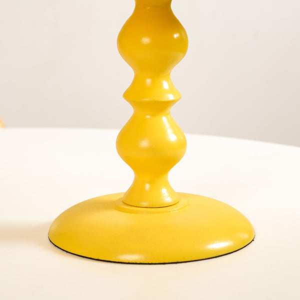Sugar Pop Round Cake Stand Set Of 2 Pink And Yellow