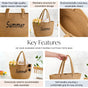Summer Spirit Roped Cotton Tote Bag