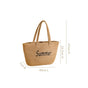 Summer Spirit Roped Cotton Tote Bag