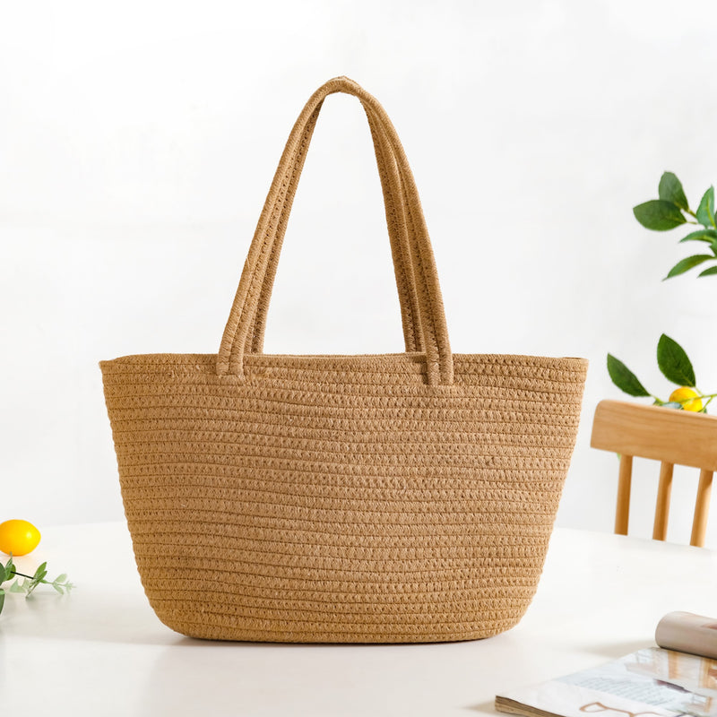 Summer Spirit Roped Cotton Tote Bag