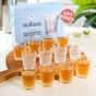 Sunburst Embossed Shot Glass Set Of 12 55ml