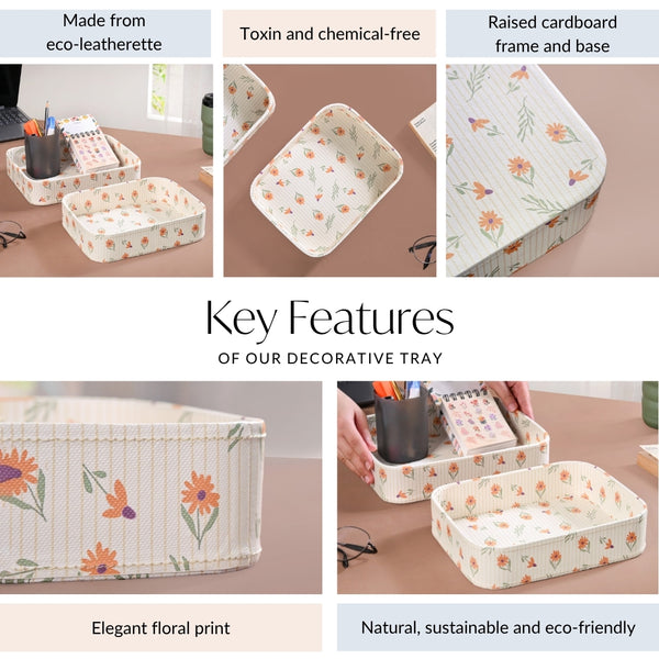 Sundaisy Eco Friendly Organiser Tray Set Of 2