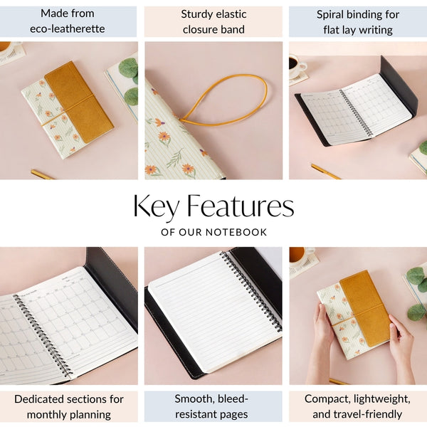 Sundaisy Vintage Style Notebook