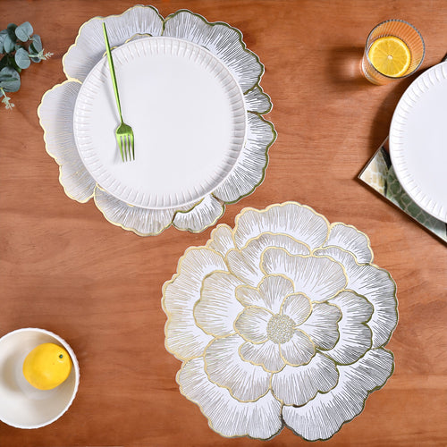 Sunlit Petals Table Mat Set Of 6