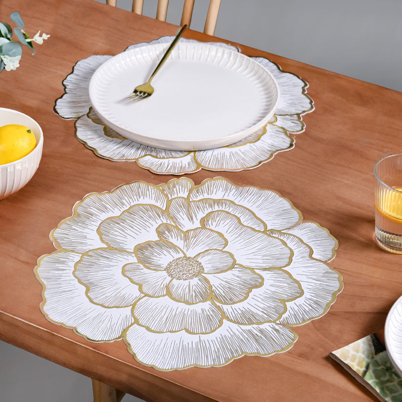 Sunlit Petals Table Mat Set Of 6