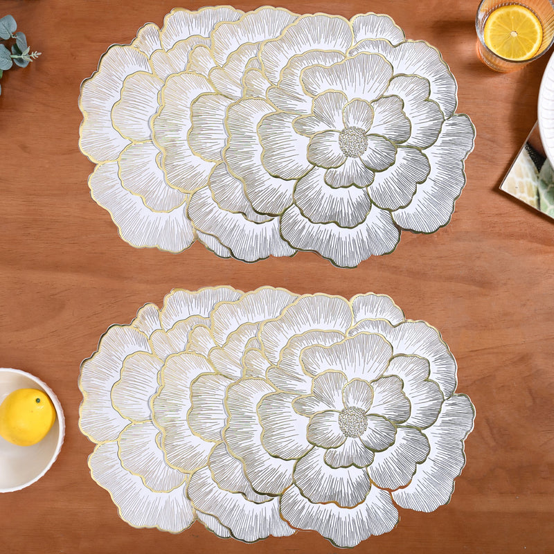 Sunlit Petals Table Mat Set Of 6
