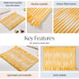 Sunny Yellow Floor Mat 85x62cm