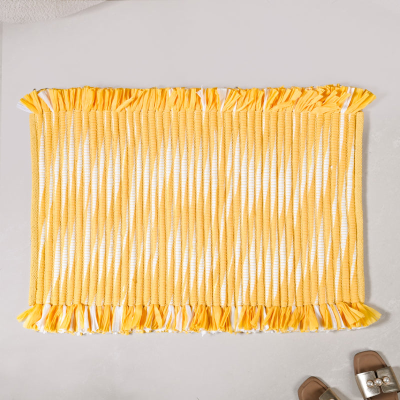 Sunny Yellow Floor Mat 85x62cm
