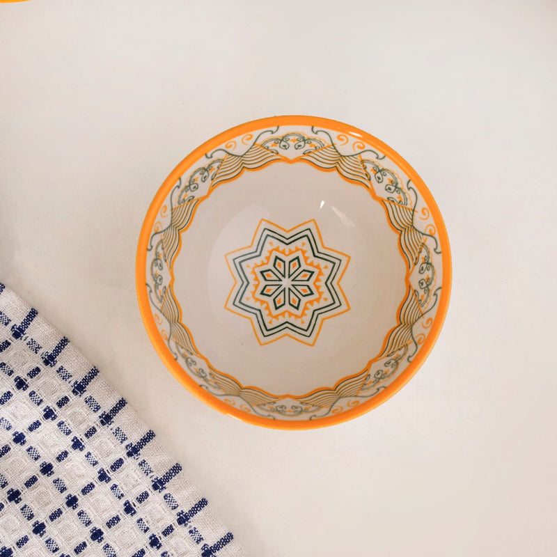 Sunny Bloom Snack Bowl Set Of 4 300ml