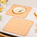 Daisy Cotton Embroidered Scallop Table Mat Set Of 6