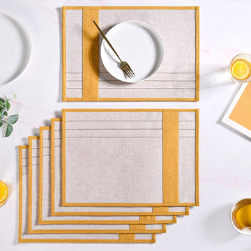 Sunny Row Dining Table Mat Set Of 6
