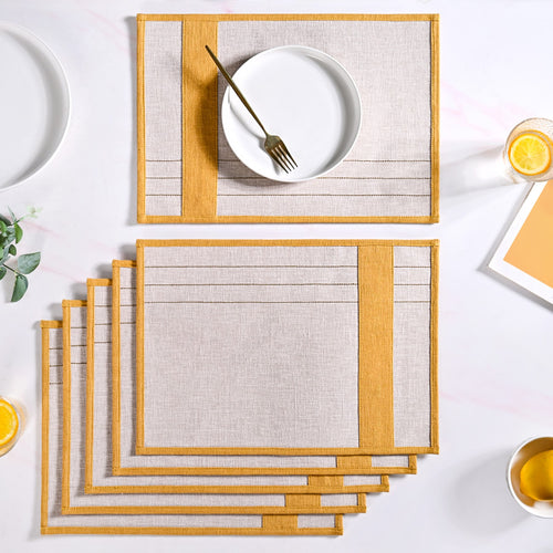Sunny Row Dining Table Mat Set Of 6