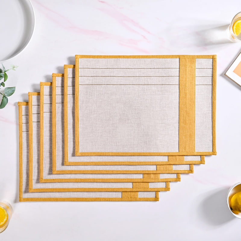 Sunny Row Dining Table Mat Set Of 6
