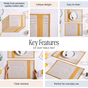 Sunny Row Dining Table Mat Set Of 6
