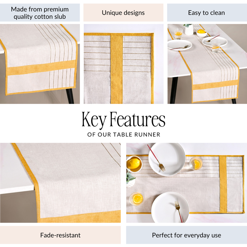 Sunny Row Dining Table Runner 181x40cm