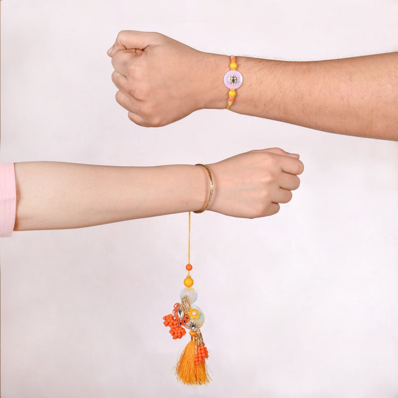 Sunrise Dreams Rakhi Lumba Set For Siblings