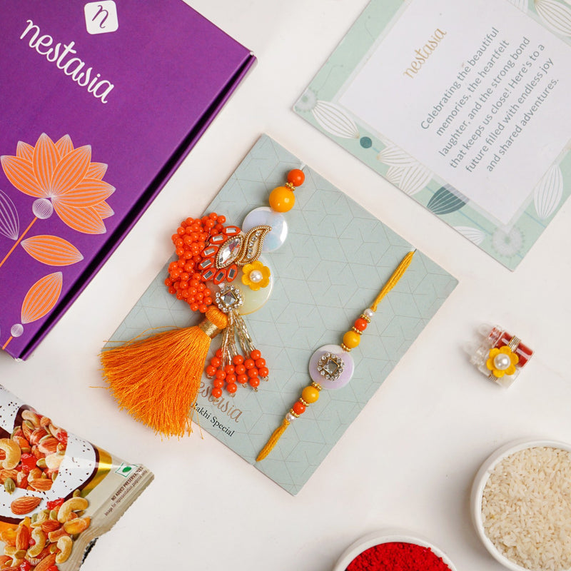 Sunrise Dreams Rakhi Lumba Set For Siblings