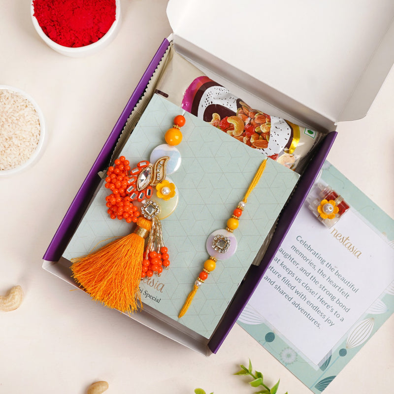 Sunrise Dreams Rakhi Lumba Set For Siblings