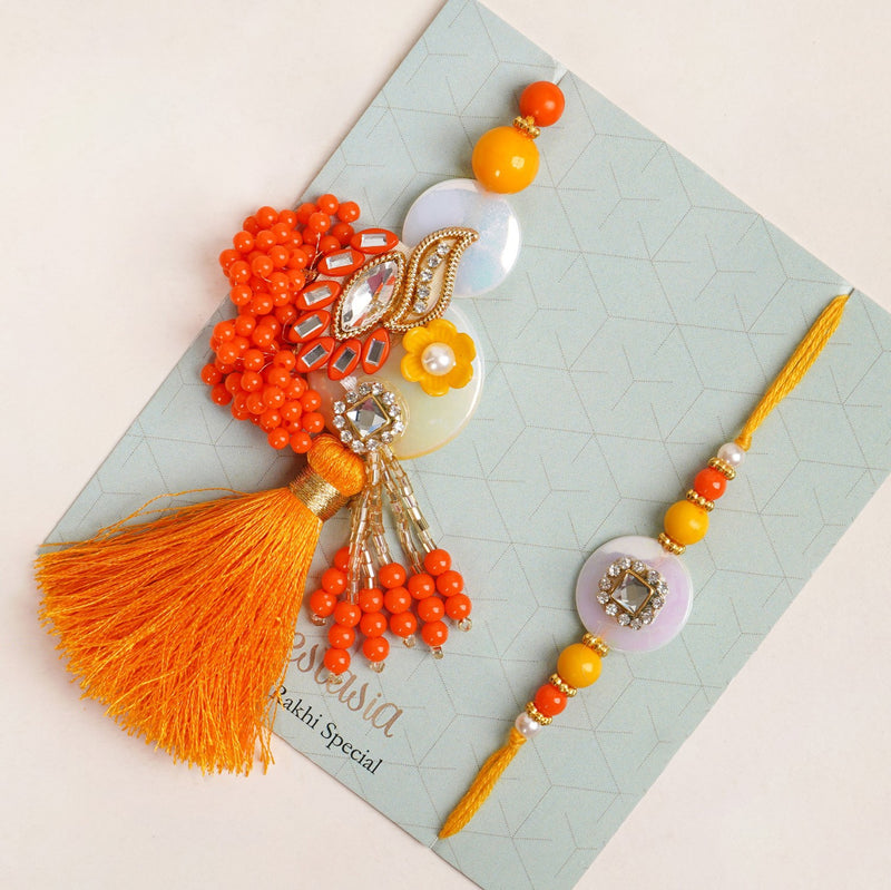 Sunrise Dreams Rakhi Lumba Set For Siblings