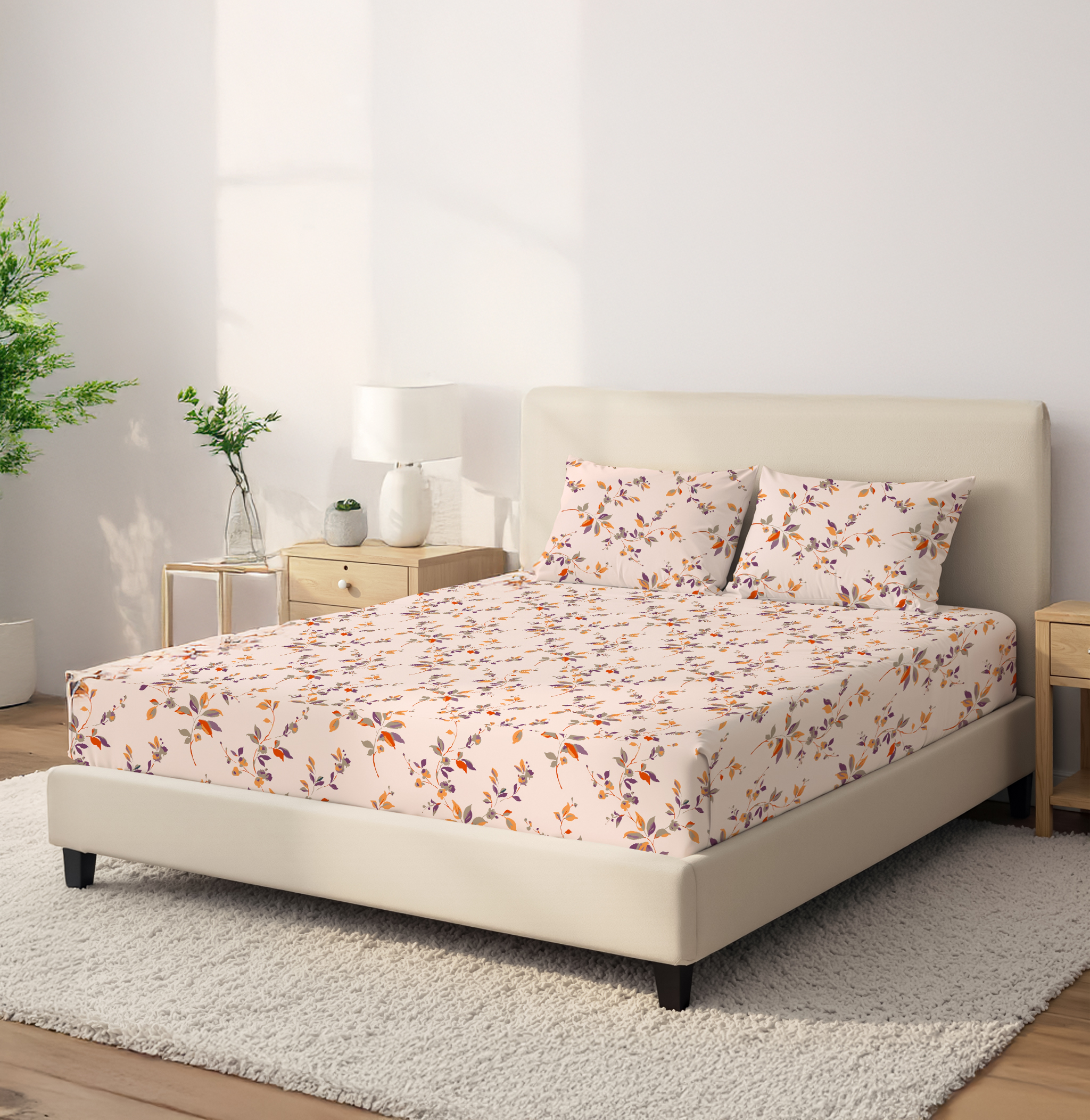 Sunsera Pure Cotton King Size Bedding Set 275x275cm