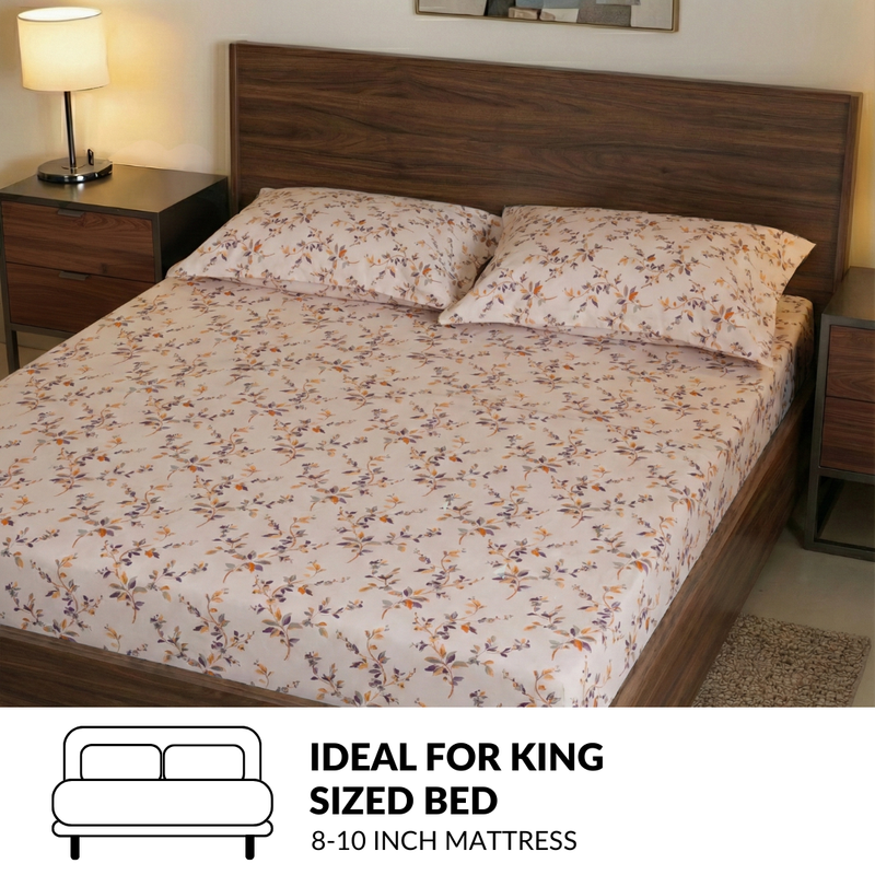 Sunsera Pure Cotton King Size Bedding Set 275x275cm