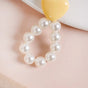 Sunshine Heart Keychain With Pearls