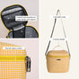 Sunshine Picnic Checked Insulated Lunch Bag