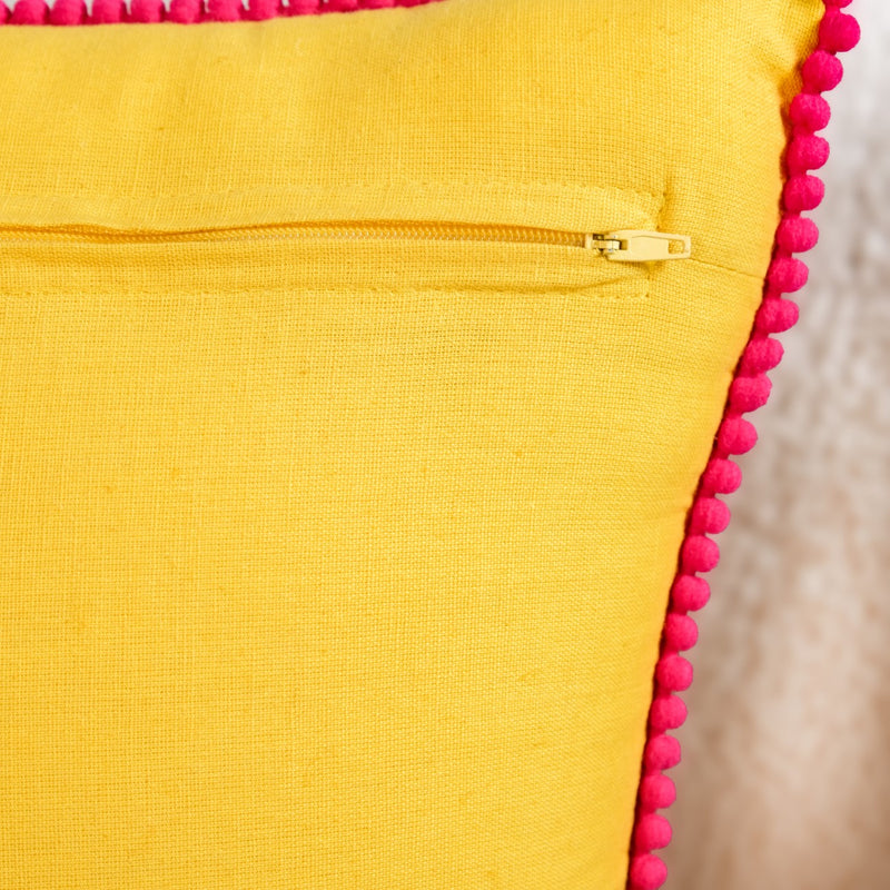 Sunshine Bouquet Embroidered Cushion Cover 40x40cm