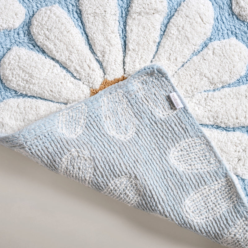 Supersoft Roseate Flower Floor Mat 185x52 Inch