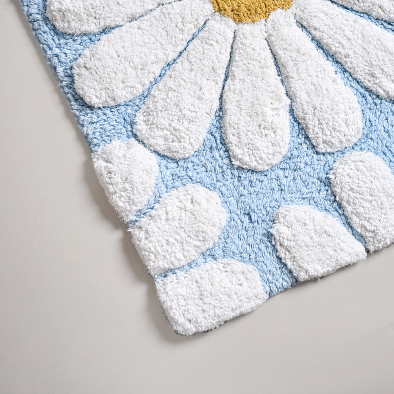 Supersoft Roseate Flower Floor Mat 185x52 Inch