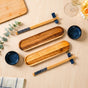 Sushi Platter With Bowl Chopstick And Holder Set Of 8