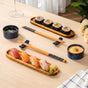 Sushi Platter With Bowl Chopstick And Holder Set Of 8