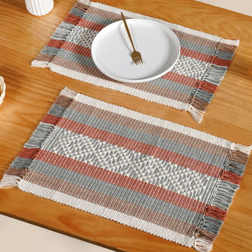 Sustainable Cotton Placemat Set Of 6