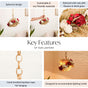 Sustainable Floral Lantern Red