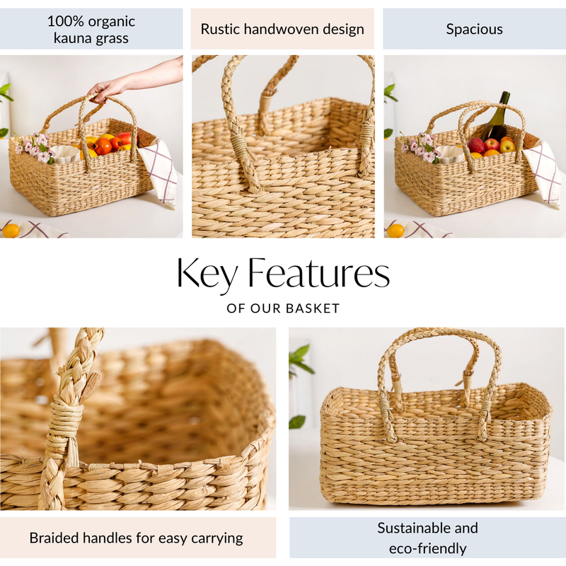 Sustainable Handmade Kauna Basket
