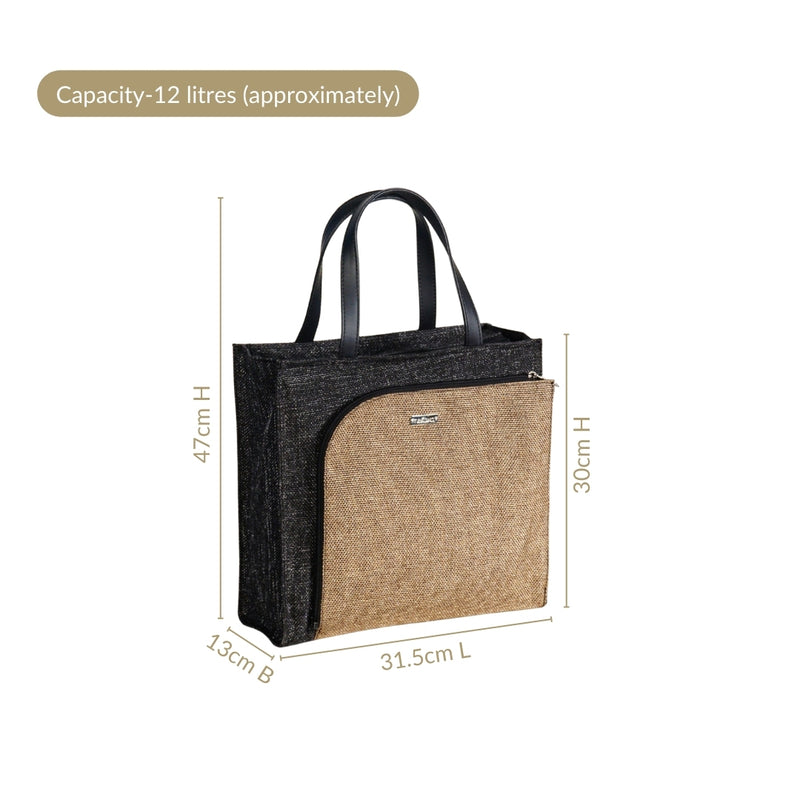 Sustainable Jute Office Lunch Bag