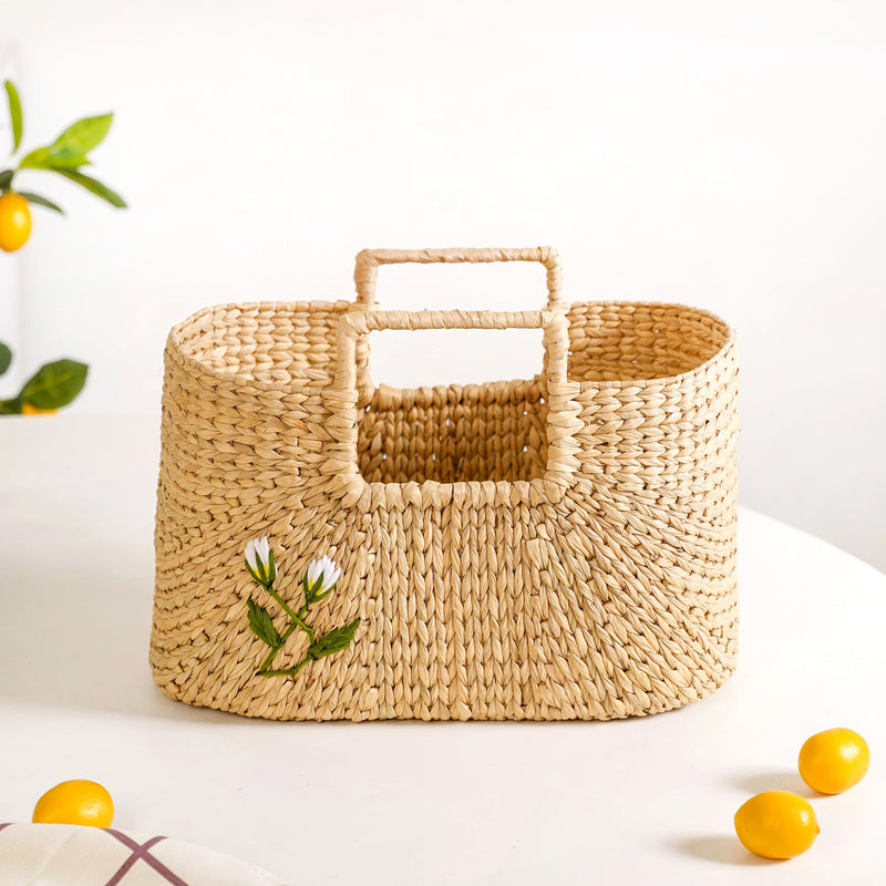 Sustainable Kauna Picnic Basket With Handles