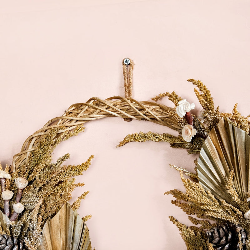 Sustainable Pinecone Holiday Wreath