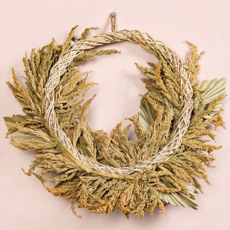 Sustainable Pinecone Holiday Wreath